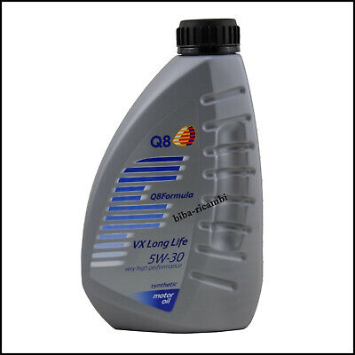 OLIO 5W30 Q8 PRESTIGE V 5W-30 C2 | C3 OLIO MOTORE TAGLIANDO AUTO OFFICINA AUTO BIBA-RICAMBI