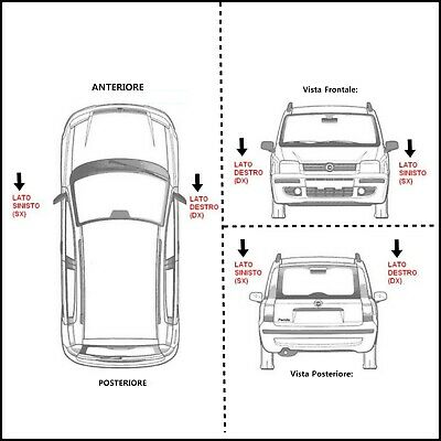 Indicatori Frecce Laterali a led Tuning Mini Cooper F55 | F56 | F57 art.7141-1 BIBA-RICAMBI