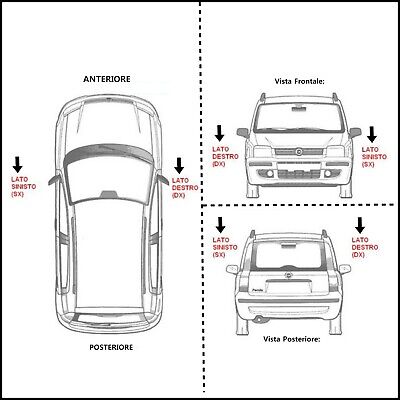 Tiranti Biellette Barra Stabilizzatrice Rinforzati Fiat Abarth Punto III (199) BIBA-RICAMBI