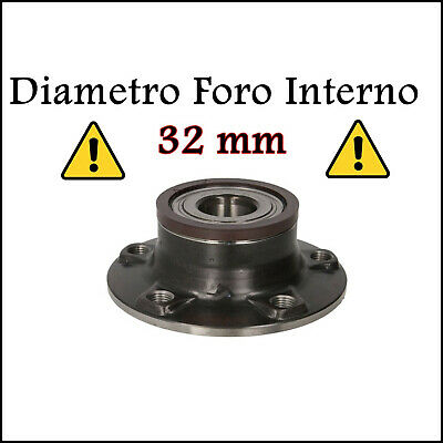 Cuscinetto Mozzo Ruota Posteriore 32 mm Audi A3 II (8P) 2003>2013 art.720 BIBA-RICAMBI