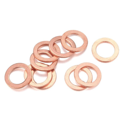 Rondella Di Rame Guarnizioni O-Ring Misure 14x18x1mm BIBA-RICAMBI