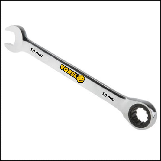 Professional straight ratchet polygonal wrench (size) 10X10