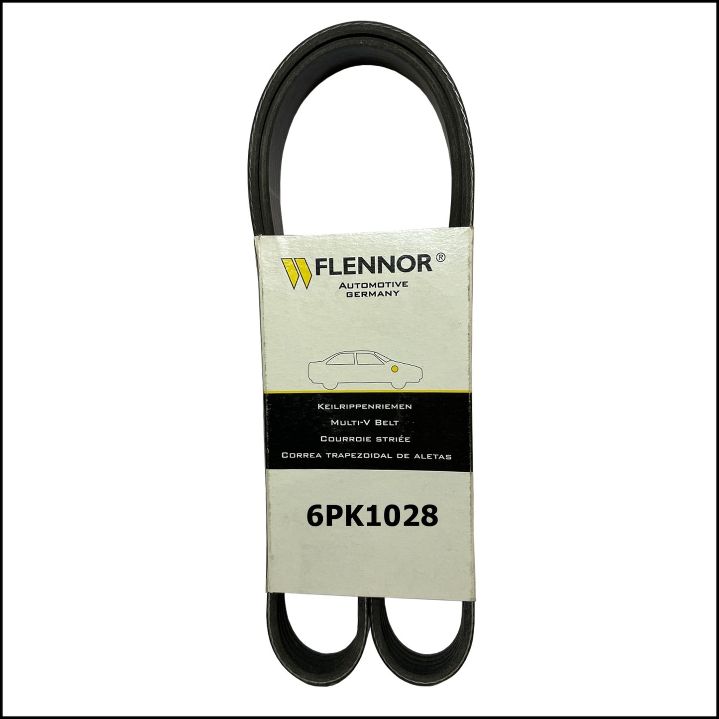 6PK1028 Flennor Cinghia Servizi Poly-V Alfa Romeo | Audi | Fiat | Nissan | Peugeot | Renault | Seat | Skoda | Vw