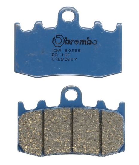 Kit 2 Pastiglie Freno Moto Anteriori | Posteriori Brembo art.07BB2607 BIBA-RICAMBI