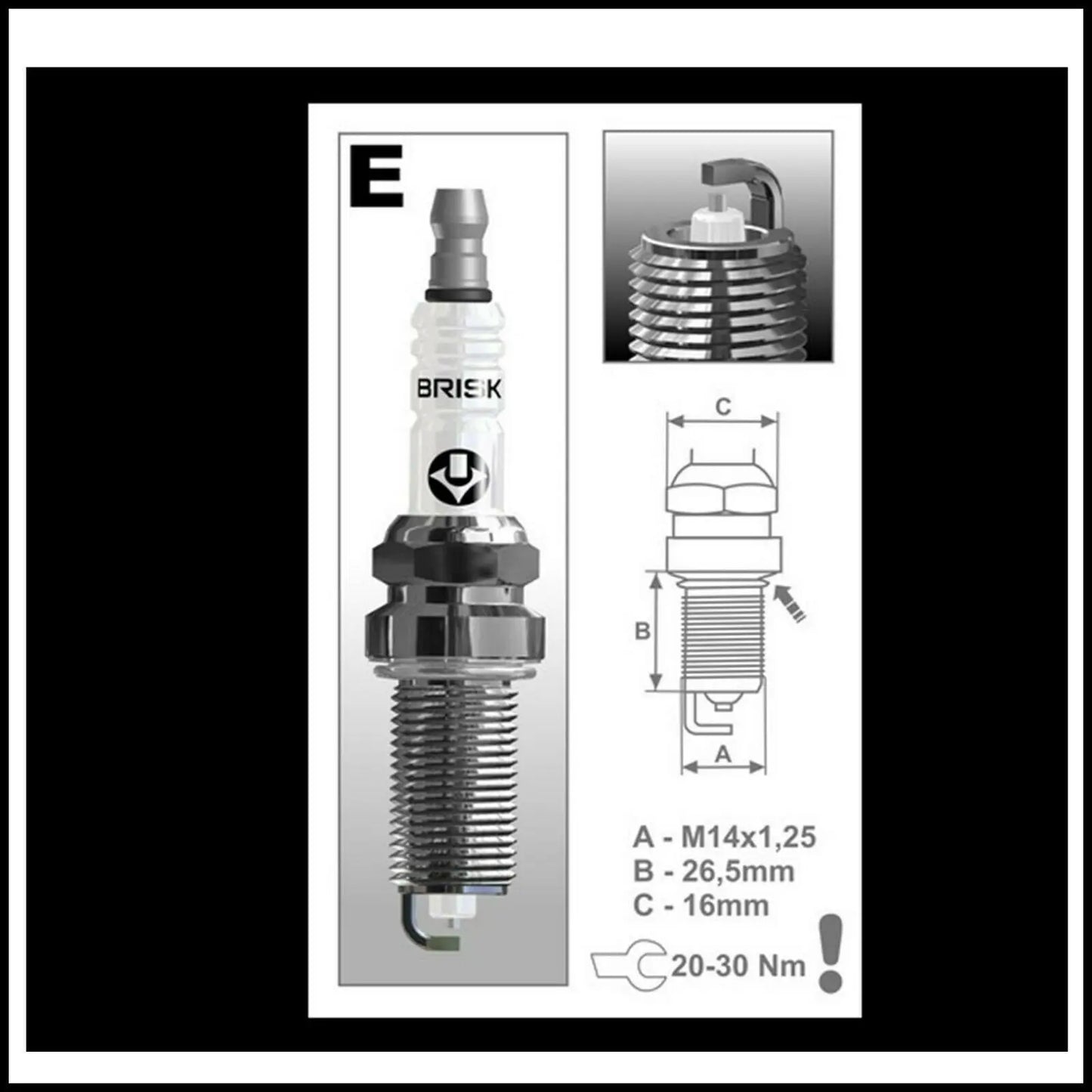 Kit 4 Candele Specifiche Gpl | Metano Adattabile Mercedes Classe E (W211,S211) dal 2002-2009 BIBA-RICAMBI