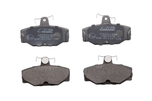 Kit 4 Pastiglie Freno Posteriori Compatibile Per Ford Scorpio I (GAE) dal 1985-1994 BIBA-RICAMBI