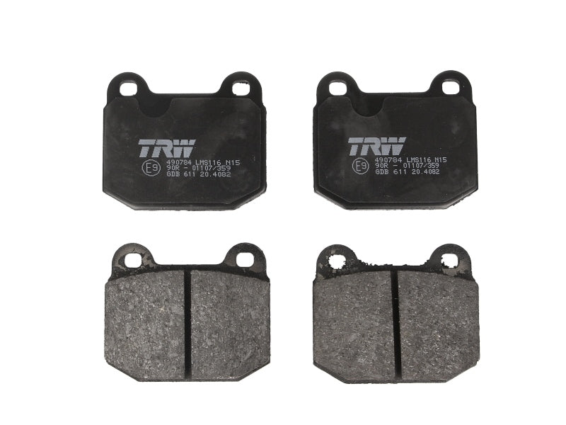 Kit 4 Pastiglie Freno Marca TRW Codice | GDB611 BIBA-RICAMBI