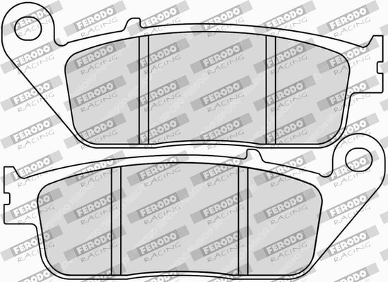 Kit 2 Pastiglie Freno Moto Marca Ferodo Codice | FDB2225SM BIBA-RICAMBI