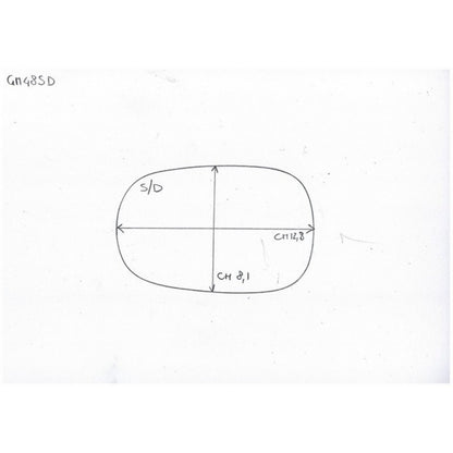 Vetro Specchio Retrovisore Lato-SX Per BMW 1100 S dal 1999-2006