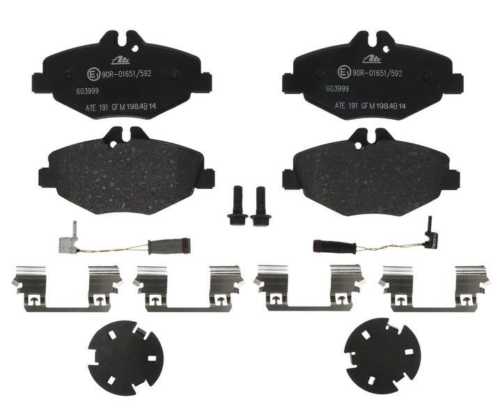 Kit 4 Pastiglie Freno Marca ATE Codice | 13.0460-3999.2 BIBA-RICAMBI