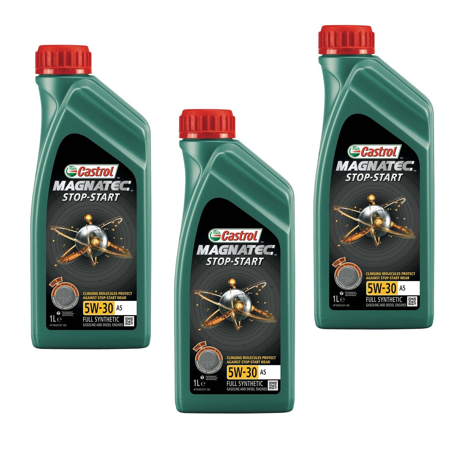 A. Olio lubrificante per motore auto Magnatec 5W30 Stop-Start 3 LT CASTROL BIBA-RICAMBI