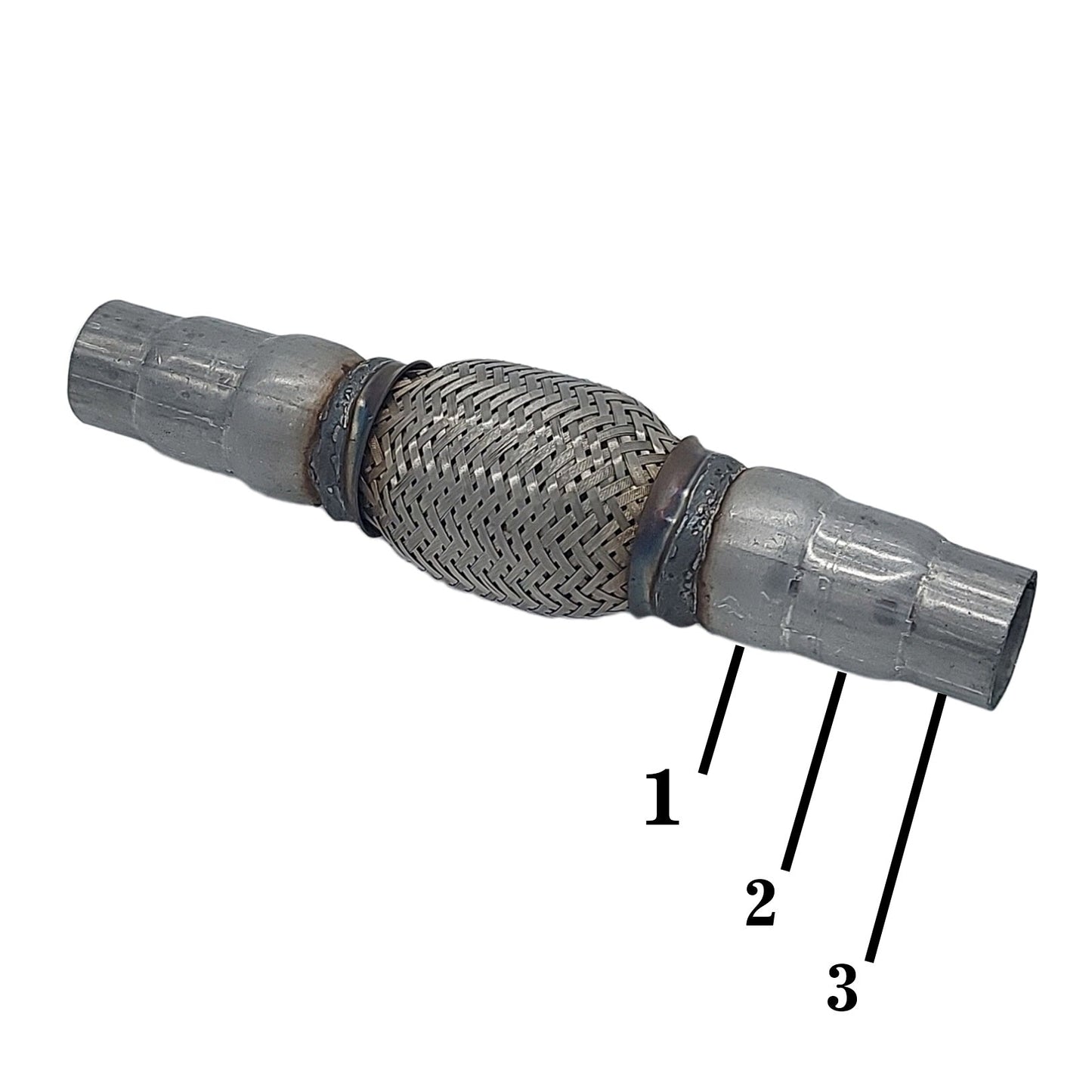 Flessibile Impianto Gas Scarico X Modifiche Diametro Ø 35-40-45 BIBA-RICAMBI