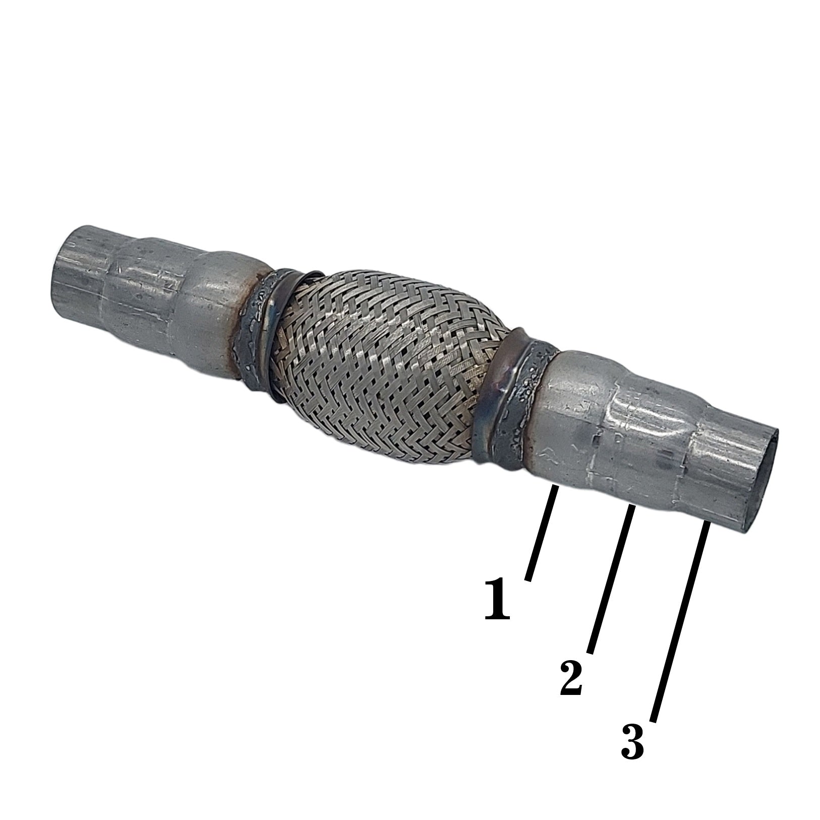 Flessibile Impianto Gas Scarico X Modifiche Diametro Ø 45-50-55 BIBA-RICAMBI