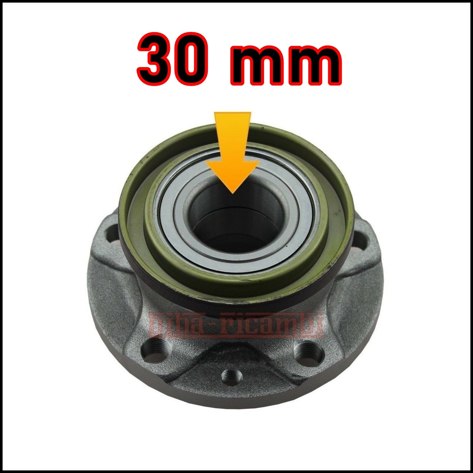 Cuscinetto Mozzo Ruota Posteriore Ø 30 Compatibile Per Alfa Romeo 156 Berlina dal 1997-2005 BIBA-RICAMBI