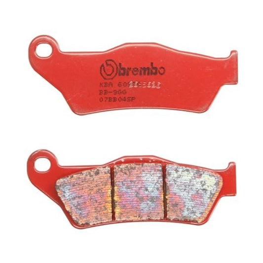 Kit 2 Pastiglie Freno Moto Posteriori Brembo art.07BB04SP BIBA-RICAMBI