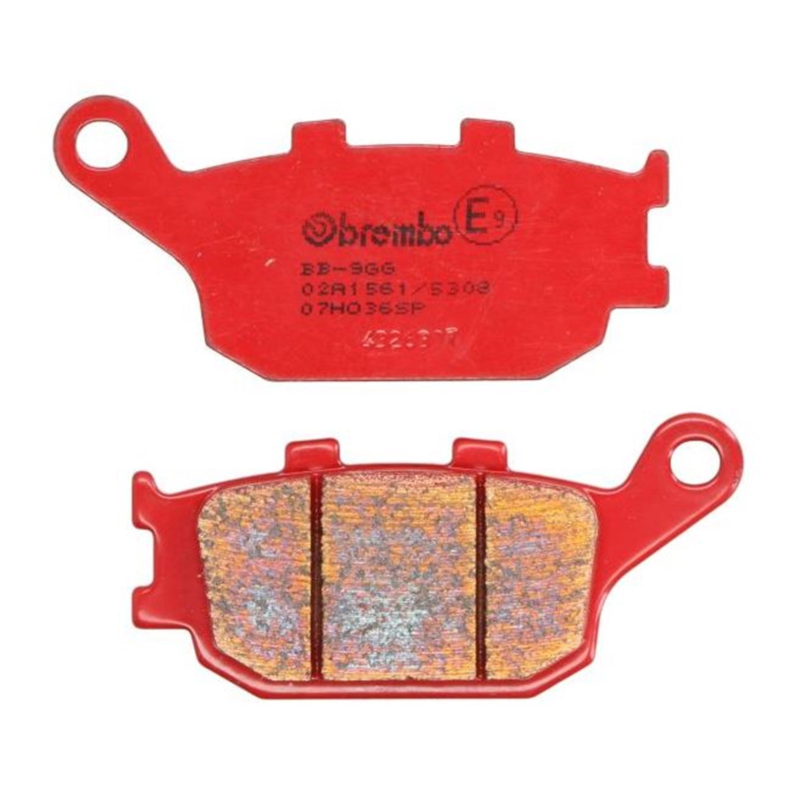 Kit 2 Pastiglie Freno Moto Posteriori Brembo art.07HO36SP BIBA-RICAMBI