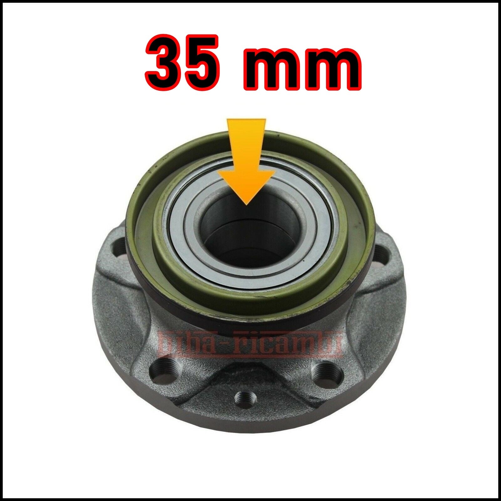 Cuscinetto Mozzo Ruota Posteriore Ø 35 Compatibile Per Alfa Romeo 156 Station Wagon dal 1997-2006 BIBA-RICAMBI