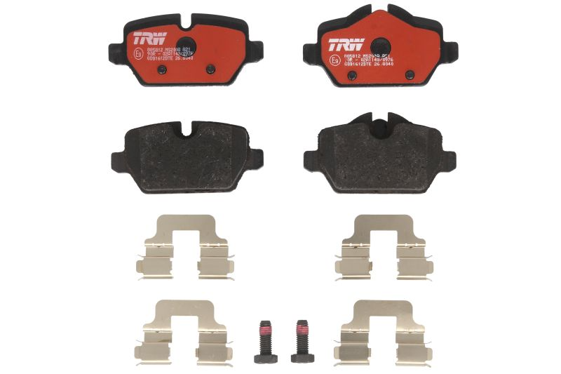 Kit 4 Pastiglie Freno Marca TRW Codice | GDB1612DTE BIBA-RICAMBI