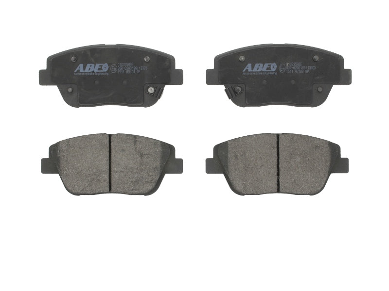 Kit 4 Pastiglie Freno Anteriori Compatibile Per Hyundai i20 II (GB) dal 2015&gt; BIBA-RICAMBI