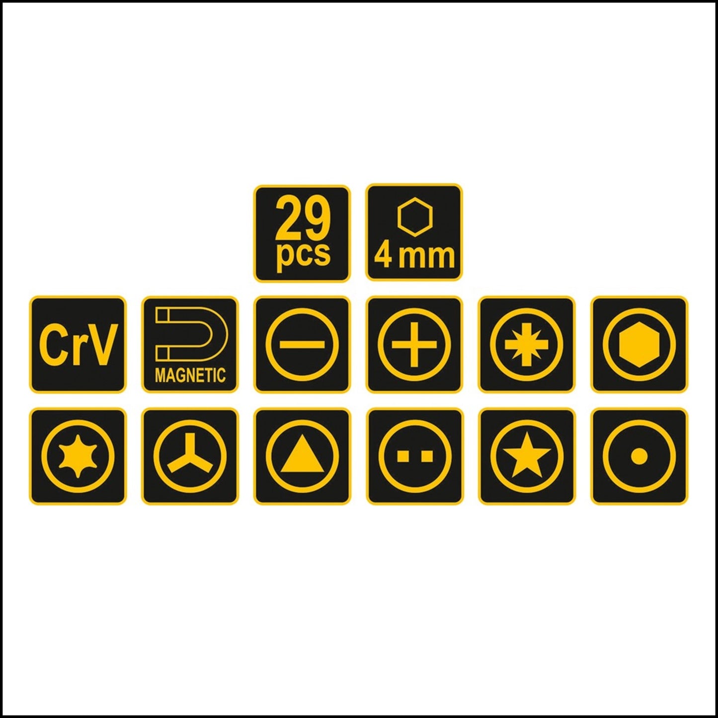 Kit Cacciavite Di Precisione A Cricchetto 29 Pezzi