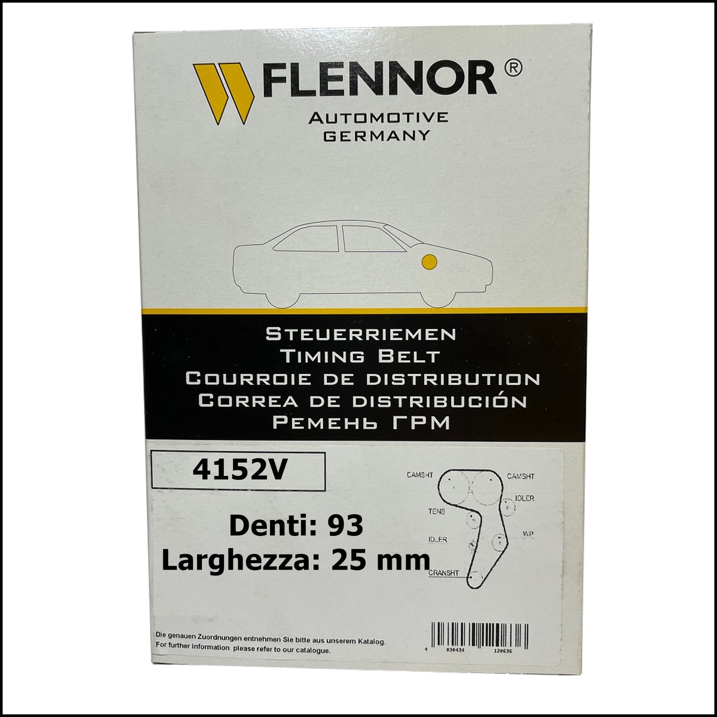 4152V Flennor Cinghia Distribuzione Daihatsu Charade | Terios