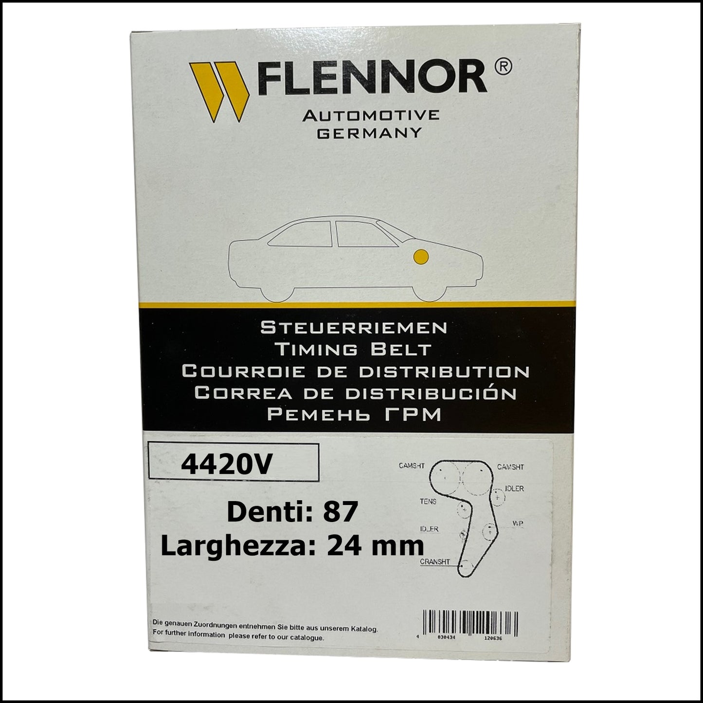 4420V Flennor Cinghia Distribuzione AUDI A4 | A6 | A8 | Allroad | Skoda Superb | VW Passat