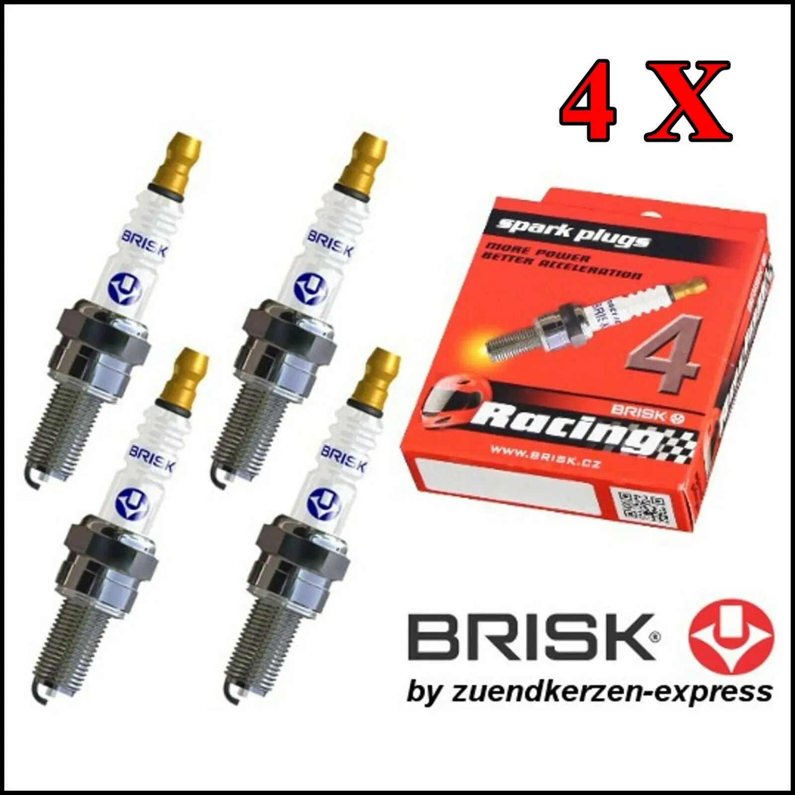 Kit 4 Candele Specifiche Gpl | Metano Adattabile Mazda MX-5 II (NB) dal 2003&gt; BIBA-RICAMBI