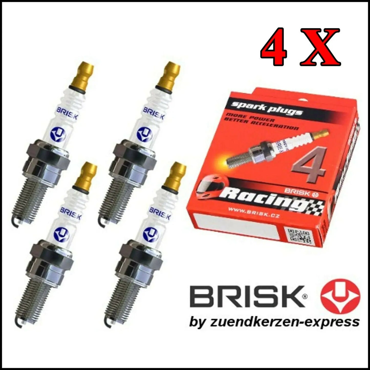 Kit 4 Candele Specifiche Gpl | Metano Adattabile Ford Transit Connect I dal 2002-2013 BIBA-RICAMBI