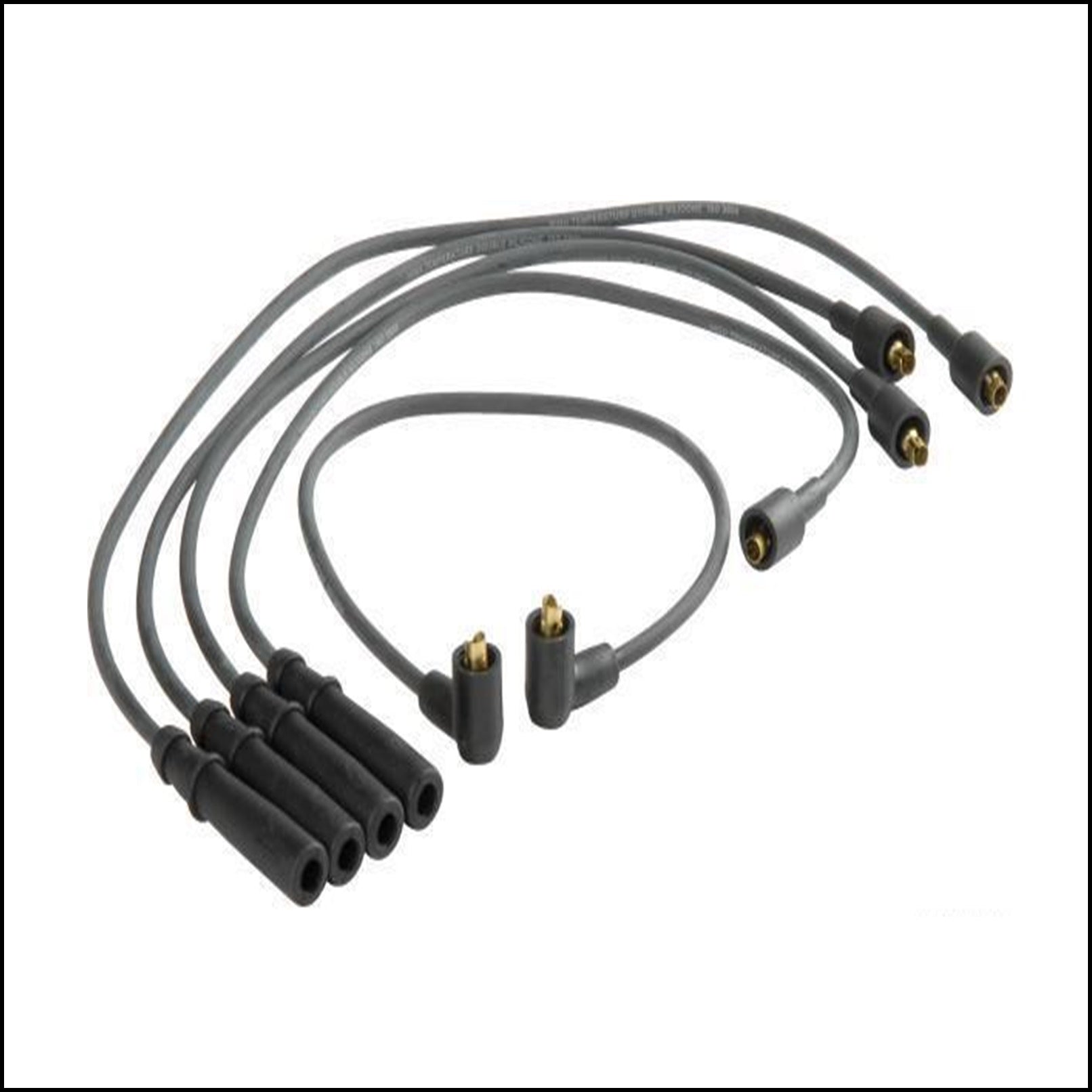 Kit 5 Cavi Candele Accensione Per Volvo 360 dal 1980-1985 BIBA-RICAMBI