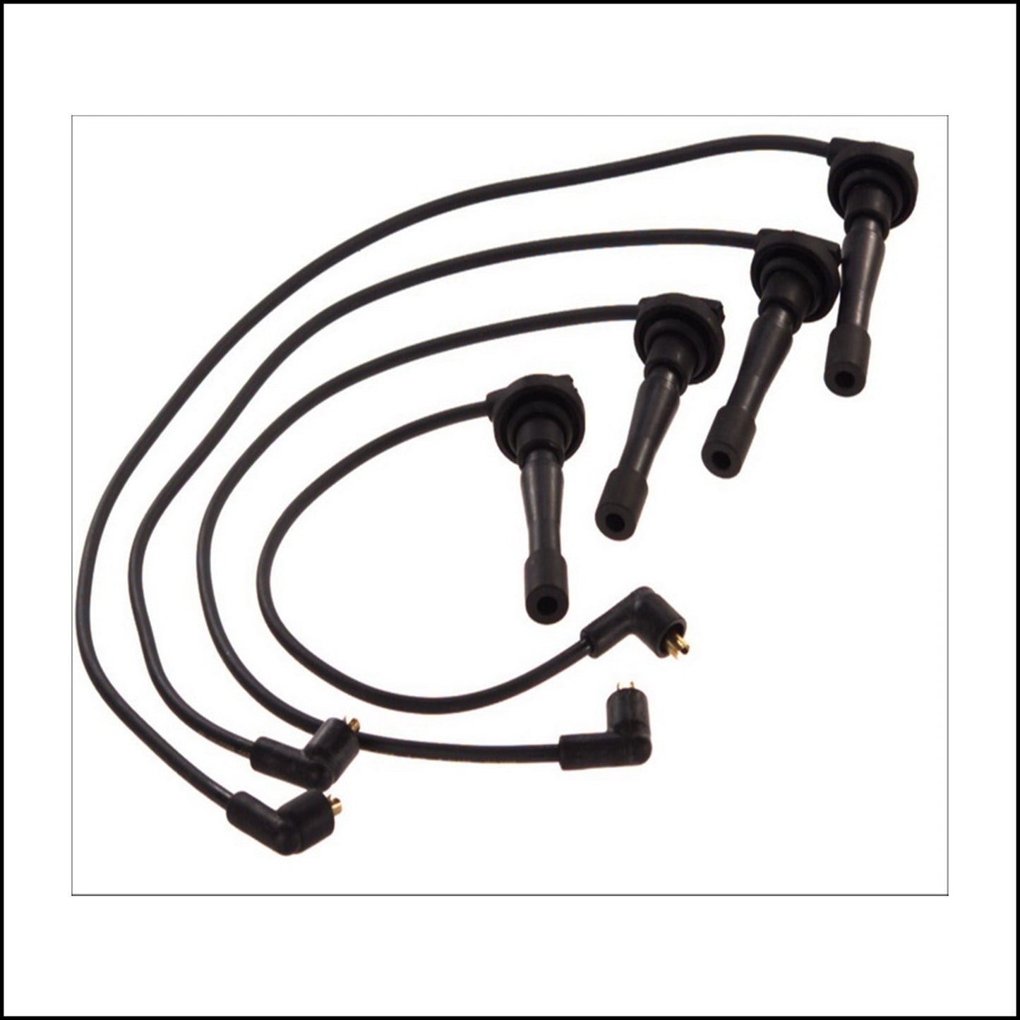 Kit 4 Cavi Candele Accensione Per Honda CR-V dal 1997-2002 BIBA-RICAMBI