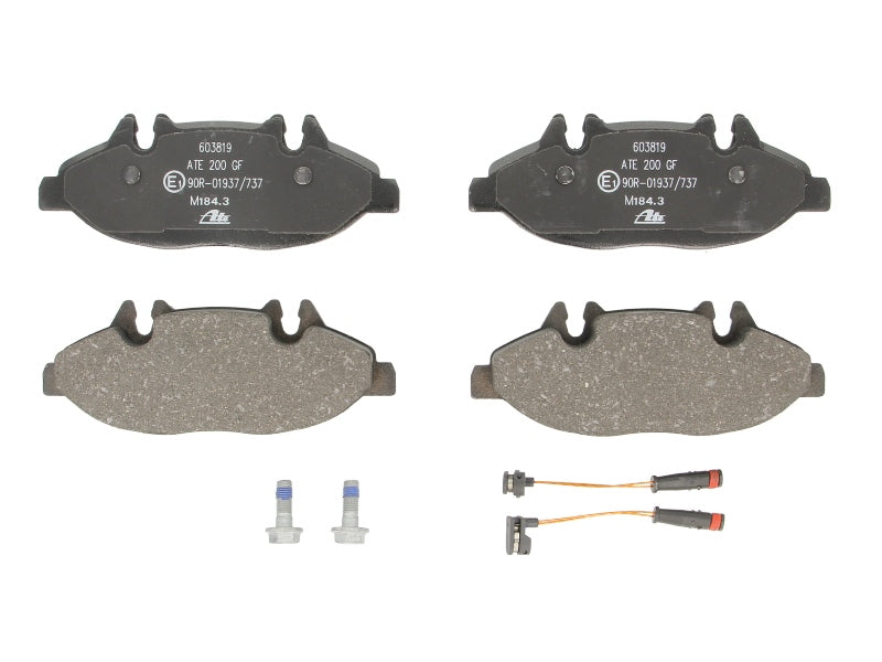 Kit 4 Pastiglie Freno Marca ATE Codice | 13.0460-3819.2 BIBA-RICAMBI