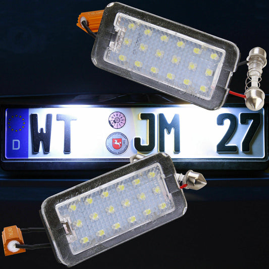 Luci Targa Led Placchette Plafoniere Specifiche Per Abarth 500C / 595C / 695C dal 2008&gt;