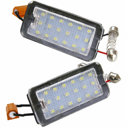 Luci Targa Led Placchette Plafoniere Specifiche Per Abarth 500C / 595C / 695C dal 2008&gt;