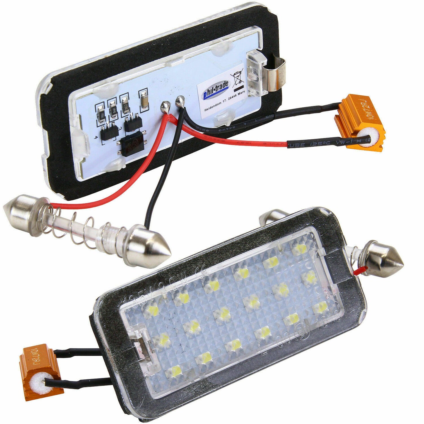 Luci Targa Led Placchette Plafoniere Specifiche Per Fiat 500 C (312) dal 2009&gt;