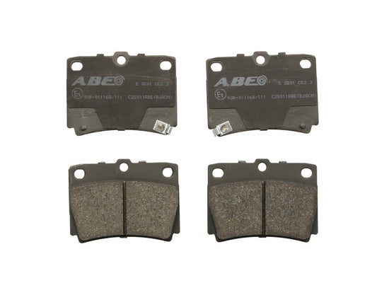 Kit 4 Pastiglie Freno Posteriori Compatibile Per Mitsubishi Pajero III Dal 2001-2006 BIBA-RICAMBI