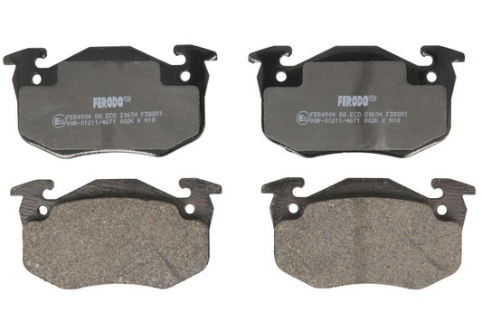 Kit 4 Pastiglie Freno Moto Marca Ferodo Codice | FDB881 BIBA-RICAMBI