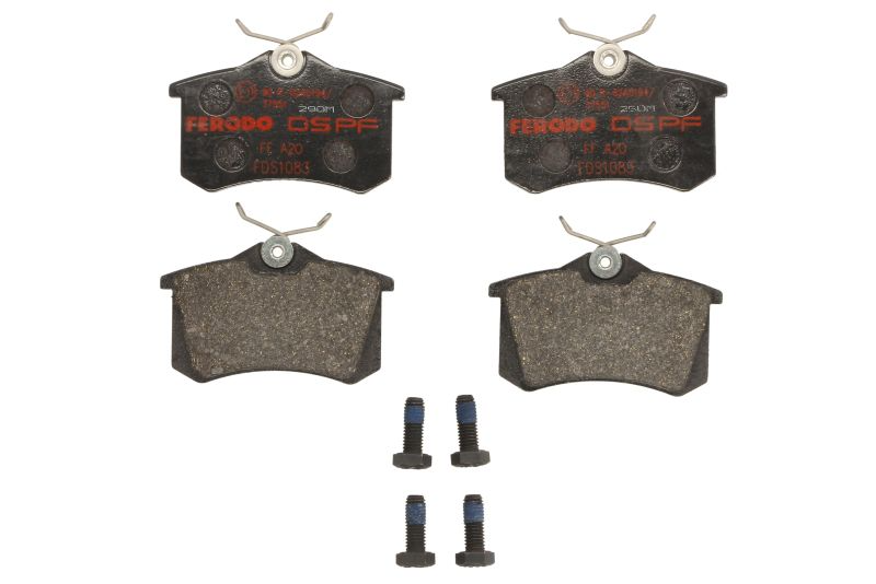 Kit 4 Pastiglie Freno Moto Marca Ferodo Codice | FDS1083 BIBA-RICAMBI