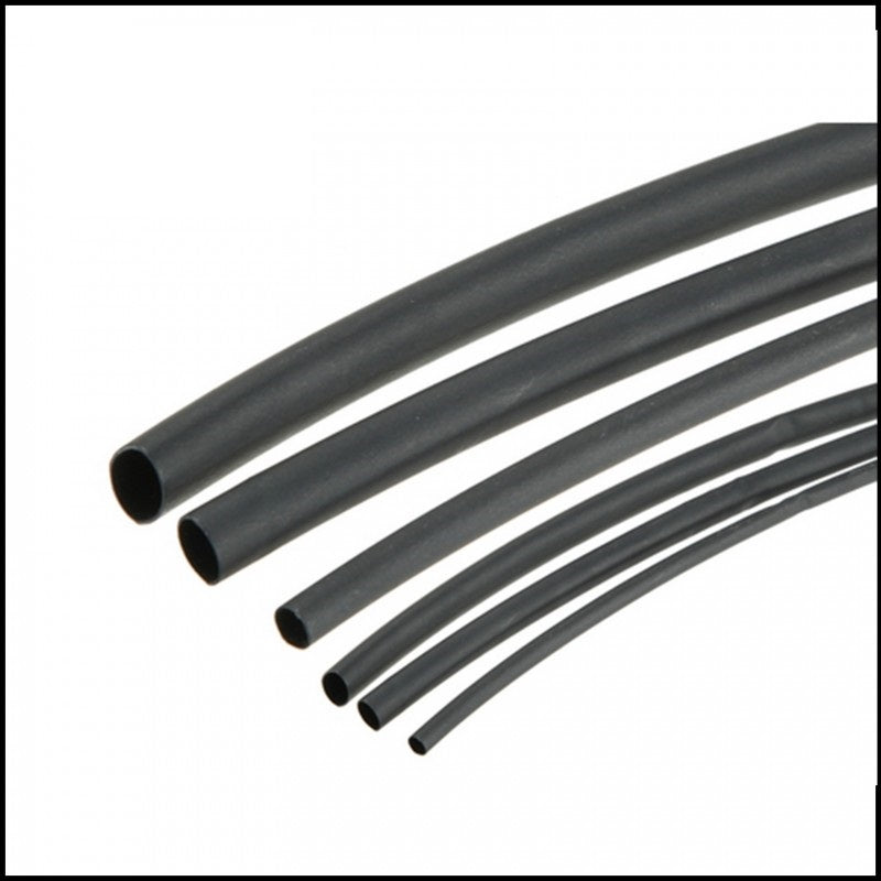 20 X Black Heat Shrink Tubing Ø 10 mm