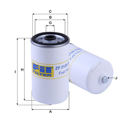 Adaptable Fuel Filter For Trucks Abg |Aebi |Ag Chem |Agco |Agco-Allis