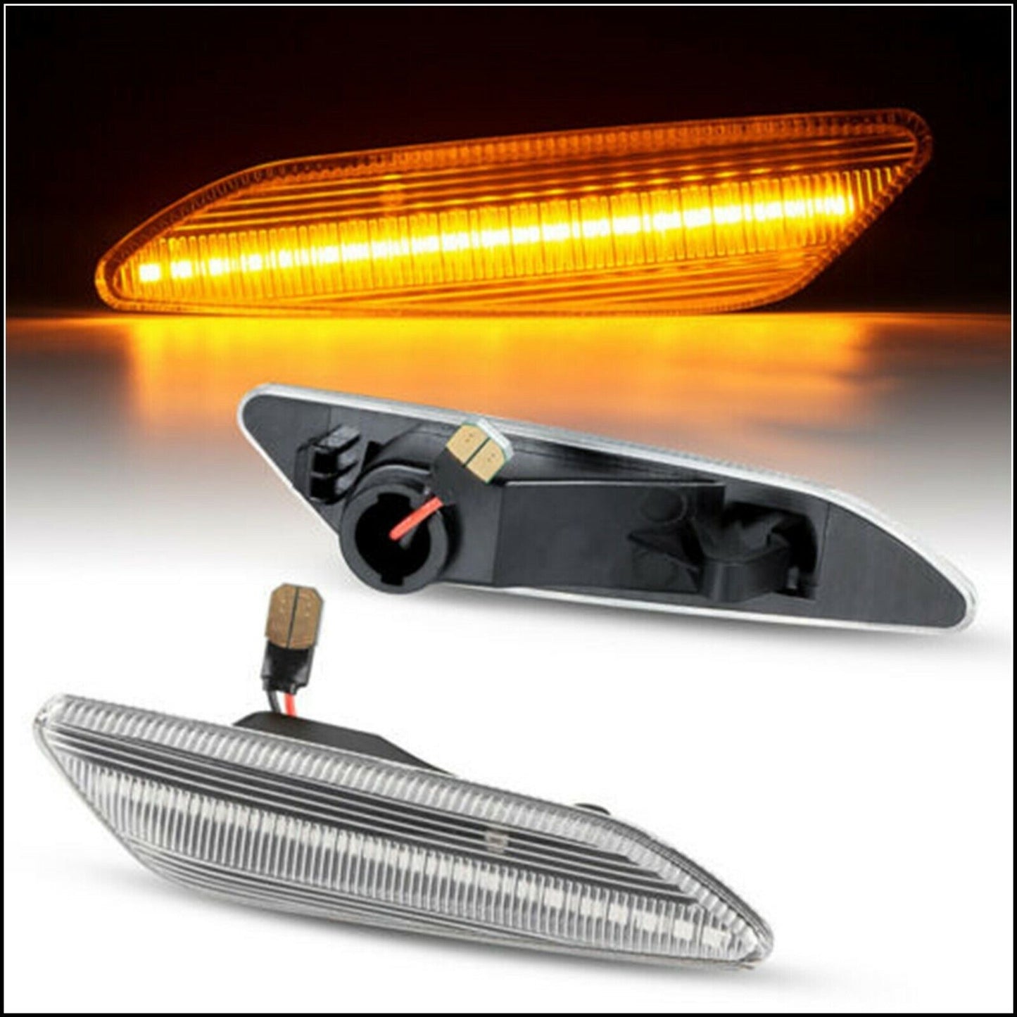 Indicatori Frecce Laterali a led Alfa Romeo 147 2005> Solo Facelift art.72510 BIBA-RICAMBI