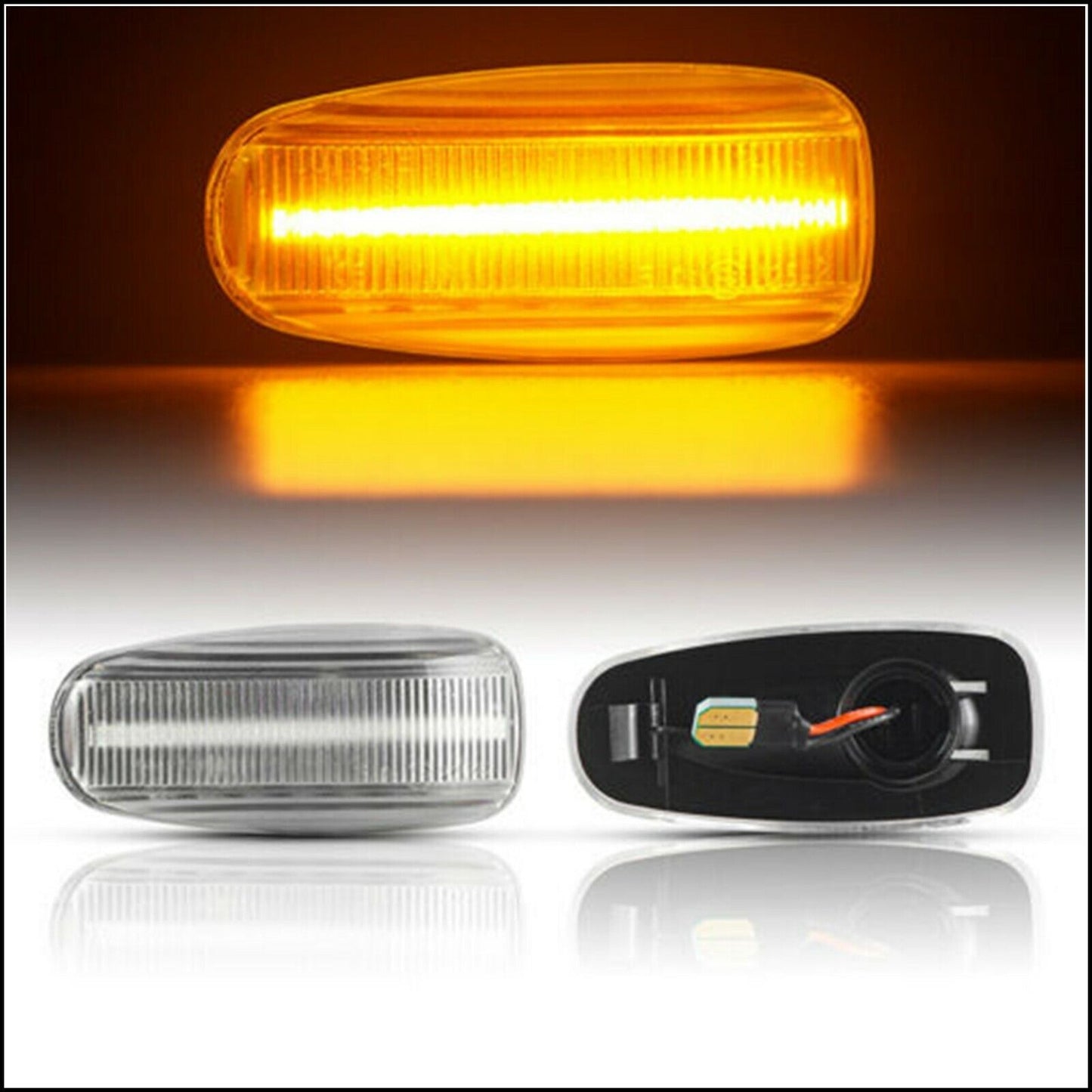 Indicatori Frecce Laterali a led Mercedes Classe C (W202,S202) 10/1996> art.7240 BIBA-RICAMBI