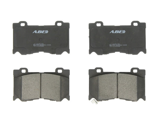 Kit 4 Pastiglie Freno Anteriori Compatibile Per Nissan 370Z (Z34) Dal 2009&gt; BIBA-RICAMBI