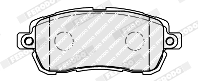 Kit 4 Pastiglie Freno Moto Marca Ferodo Codice | FDB5181 BIBA-RICAMBI