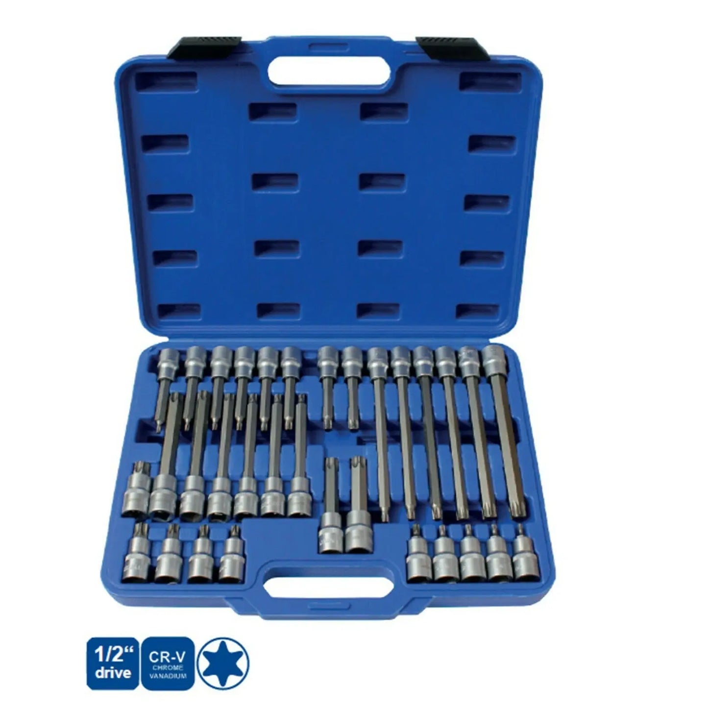 Set 26 Pezzi Chiavi A Bussola Torx Assortite