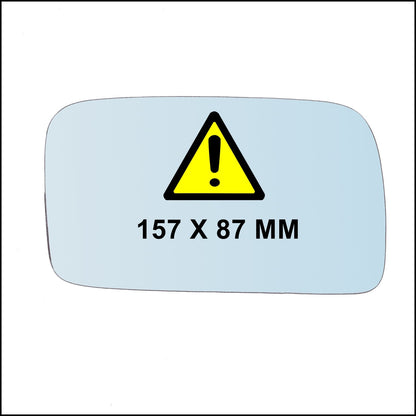 Vetro Specchio Retrovisore Asferico Lato DX Compatibile Per VW Golf II dal 1983-1992 BIBA-RICAMBI