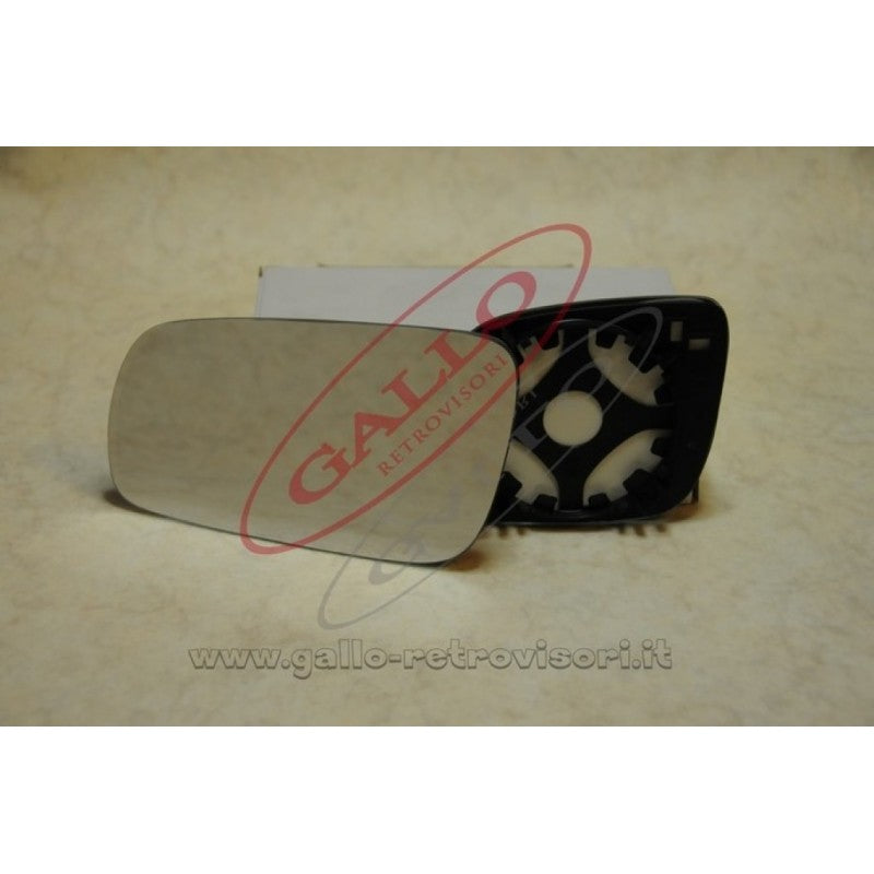 Vetro Specchietto Esterno Lato SX Compatibile Con Volkswagen Golf 4 dal 1997 al 2003 cromato