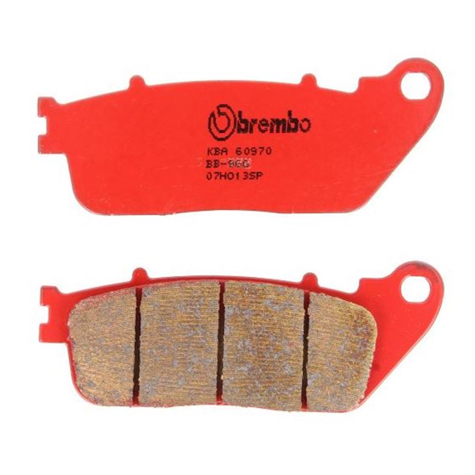 Kit 2 Pastiglie Freno Moto Posteriori Brembo art.07HO13SP BIBA-RICAMBI