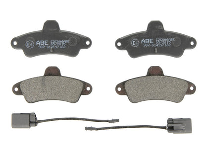 Kit 4 Pastiglie Freno Posteriori Compatibile Per Ford Cougar (EC) Dal 1998-2001 BIBA-RICAMBI