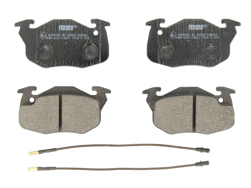 Kit 4 Pastiglie Freno Moto Marca Ferodo Codice | FDB393 BIBA-RICAMBI