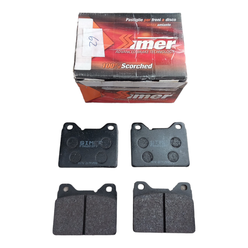 Pastiglie Freno Compatibili Per Volvo 140 | 240 | 260 art.1232X BIBA-RICAMBI